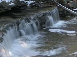Winter waterfall 2 - HD 1080/30F Stock Footage