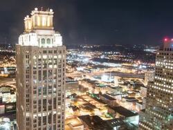 Timelapse view over Atlanta Stock Footage