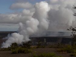 Shot of steam rising from ground. Stock Footage