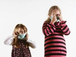 H1N1 virus protection (HD) Stock Footage