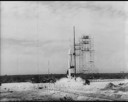 A GUIDED V-2 News Clip