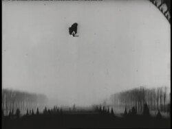 Daredevils perform stunts at the Eiffel Tower. News Clip