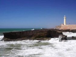 Estuary of the Bouregreg, Rabat, Morocco Stock Footage