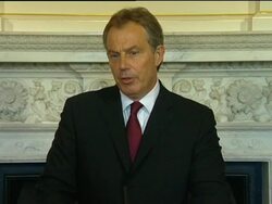 British PM makes address to nation after arriving back in London News Clip