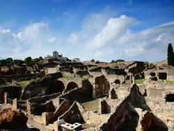 Pompei ruins Stock Footage