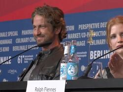 ATMOSPHERE at the Coriolanus Press Conference: 61st Berlin International Film Festival at Berlin . (Footage by WireImage Video/GettyImages) Stock Footage