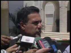 Arafat meeting foreign representatives and funerals in Gaza News Clip