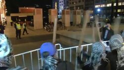 Protesters use IOC ceremony to highlight Argentina's claim to disputed islands News Clip