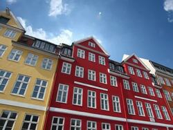 Nyhavn Copenhagen /Time Lapse Stock Footage