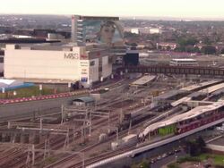 TIME LAPSE: Paralympics Stratford Station Stock Footage