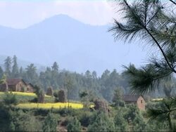 Nepalese countryside Stock Footage