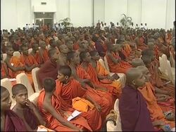 President addresses monks in effort to resolve political deadlock Instructional Video