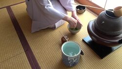 Traditional tea ceremony 'sado' 1 bulk 10/12 -4K- Stock Footage