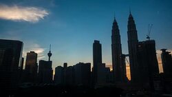 Petronas Towers Stock Footage