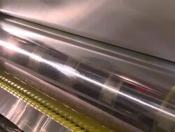 Yellow Press Cylindir Stock Footage