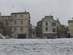 CLEAN: France struggles under heavy snow News Clip