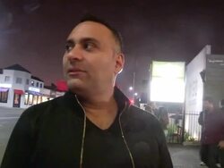 Russell Peters at the Improv Comedy Club in Los Angeles Stock Footage