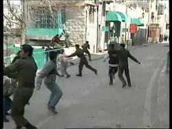 WEST BANK: PALESTINIAN CLASHES WITH ISRAELIS CONTINUE News Clip