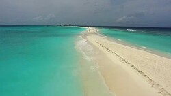 Sandbank / Hithadhoo, Maldives Stock Footage
