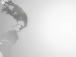 Loopable globe with connections Stock Footage