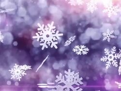Snow crystals falling (purple) - Loop Stock Footage