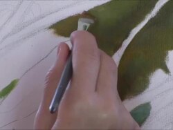 Oil Painting Stock Footage