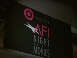 TARGET PRESENTS AFI NIGHT AT THE MOVIES Stock Footage
