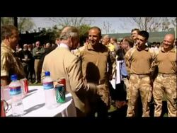 Prince Charles visits troops in Afghanistan News Clip