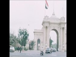 SYND 13 5 77  PRESIDENT SADAT MEETS ROMANIAN PRESIDENT CEAUSESCU News Clip