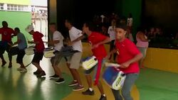 UK Royal Opera House director and ballet dancer meet young artists in shantytown News Clip