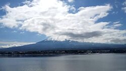 HD timelapse Fuji Mountain in Japan Stock Footage