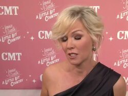 EVENT CAPSULE REPORTER/CHYRON: CMT's Jennie Garth: A Little Bit Country Launch And 40th Birthday Celebration, Los Angeles, CA, United States, 4/19/12 Stock Footage