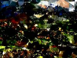 series transcendental fields : from provence, colorful (LOOP) Stock Footage