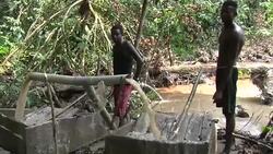 CLEAN : Gabon seeks riches in artisanal gold mining News Clip