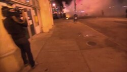 Clashes between police and protesters News Clip