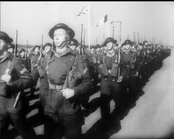 GERMANY - TROOPS PARADE BEFORE MANOEUVRES News Clip