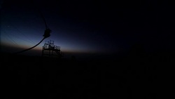 MAGIC telescope, La Palma, Canary Islands Stock Footage