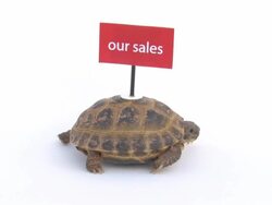 slow sales II Stock Footage