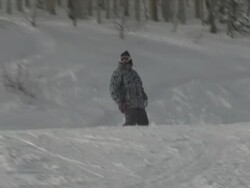 French Connection at the slopes Stock Footage