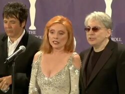 21st Annual Rock and Roll Hall of Fame Induction Ceremony press room Stock Footage