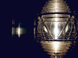 working lighthouse Stock Footage