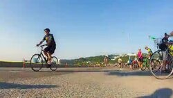 Portland Bridge Pedal Stock Footage