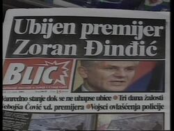 Street scenes, vox pops, newspaper headlines News Clip