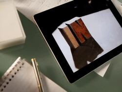 tablet info Stock Footage