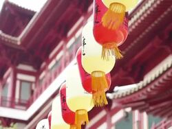 chinese lanterns Stock Footage