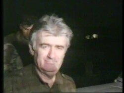 Bosnia - Karadzic On Mass Grave Allegation News Clip
