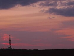 Fracking In Kansas Stock Footage