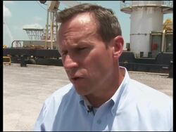 Tropical depression racing toward gulf affects cleaning efforts News Clip