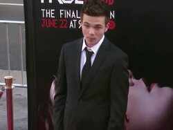 Noah Matthews at "True Blood" Seventh and Final Season Premiere Stock Footage