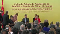 Chinese President Xi Jinping  wraps up a state visit to Brazil; signs trade agreements News Clip